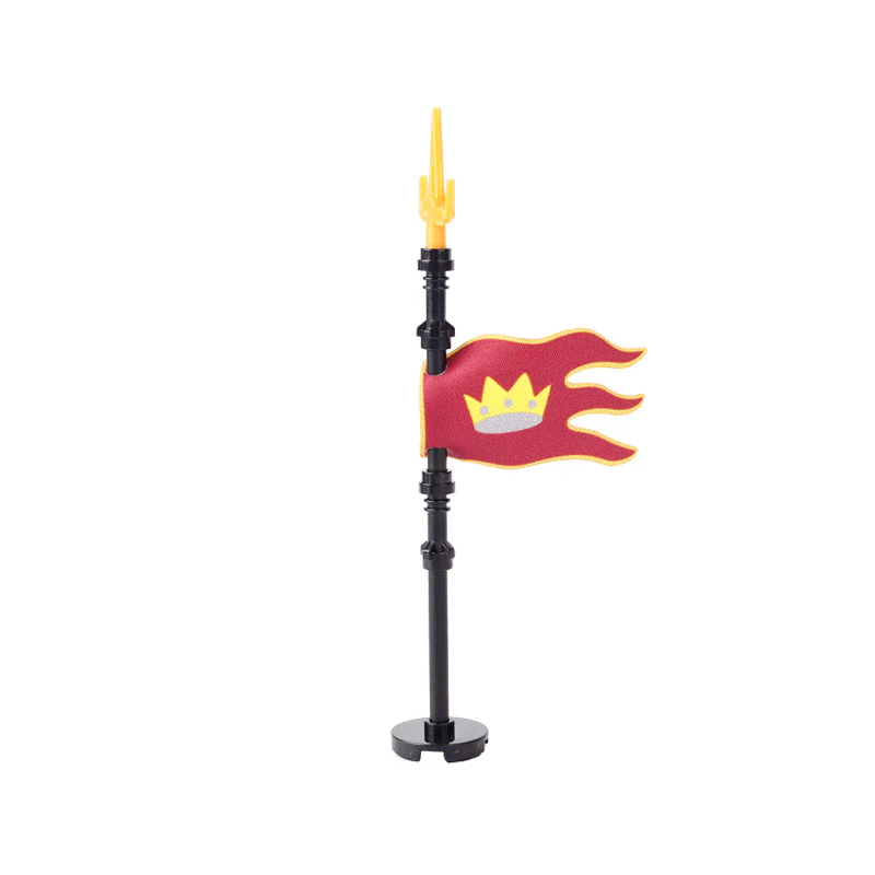 5pcs-MOC Medieval Military Knight Soldier Flag Castle - Image 18