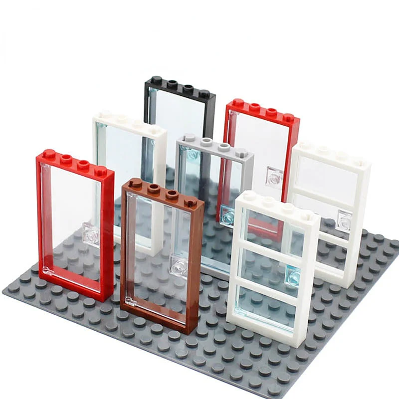 60596 6160 60616 1X4X6 Door frame Glass transparent door leaf