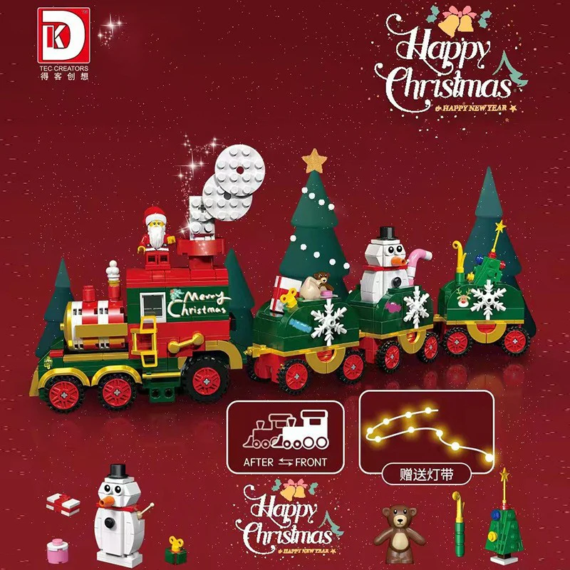 626PCS DK711 Christmas Tv DK712 Christmas Train - Image 8