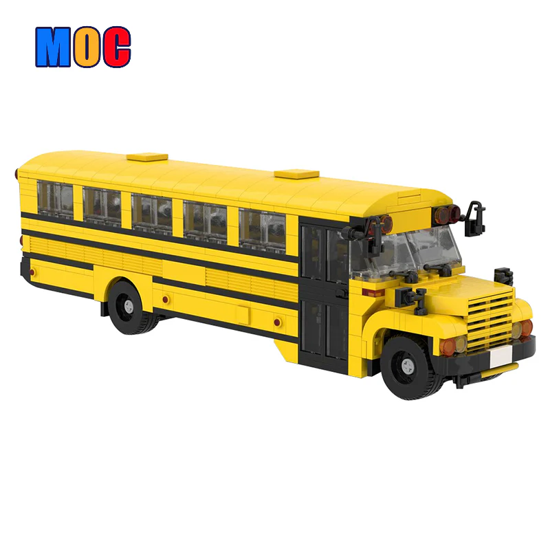 635pcs MOC-177592；School Bus