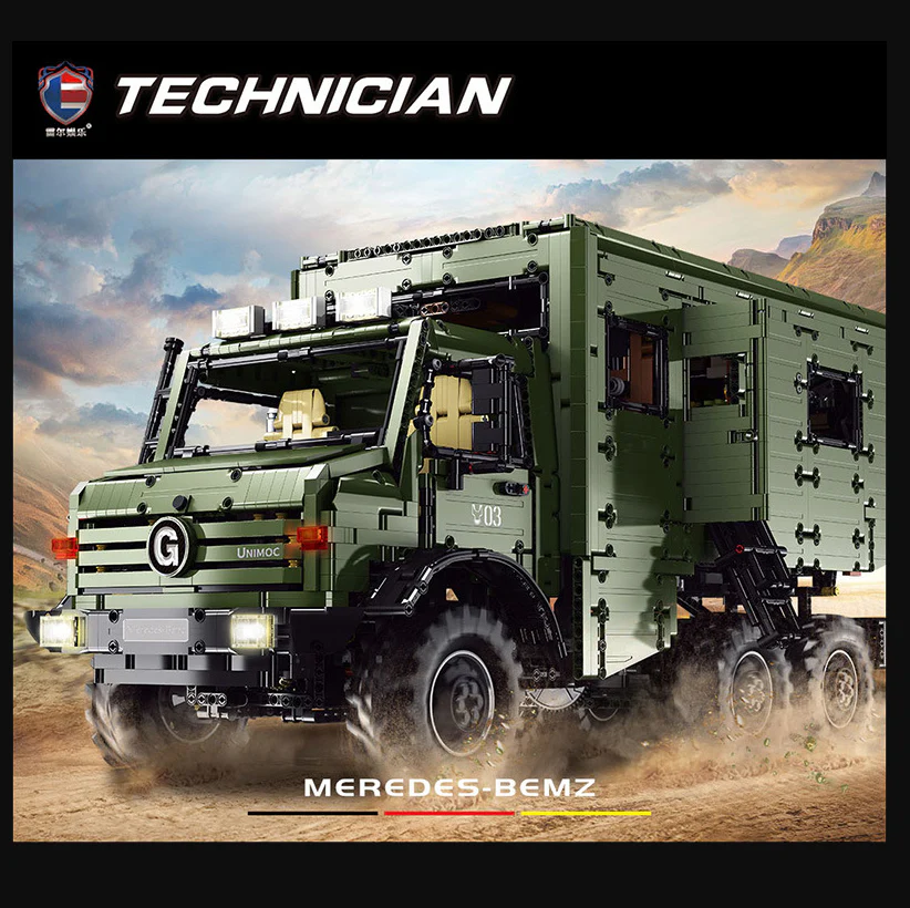 6689PCS  LE-J907 Mercedes-Benz Unimog