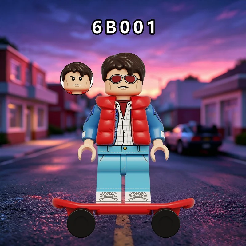 6B001-002 Back to the Future Dr. Martin Brown Minifigures - Image 2