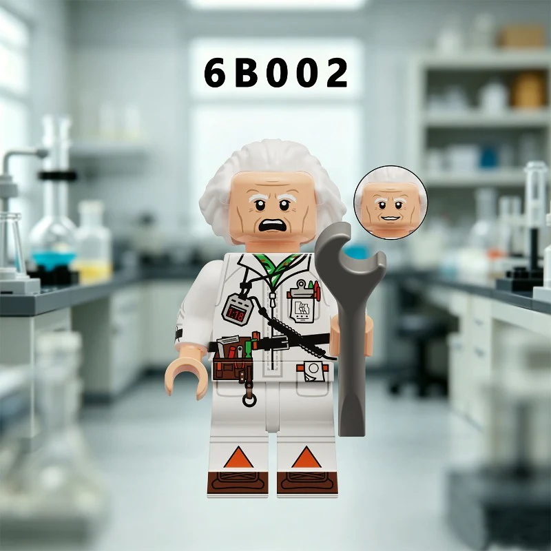 6B001-002 Back to the Future Dr. Martin Brown Minifigures - Image 4