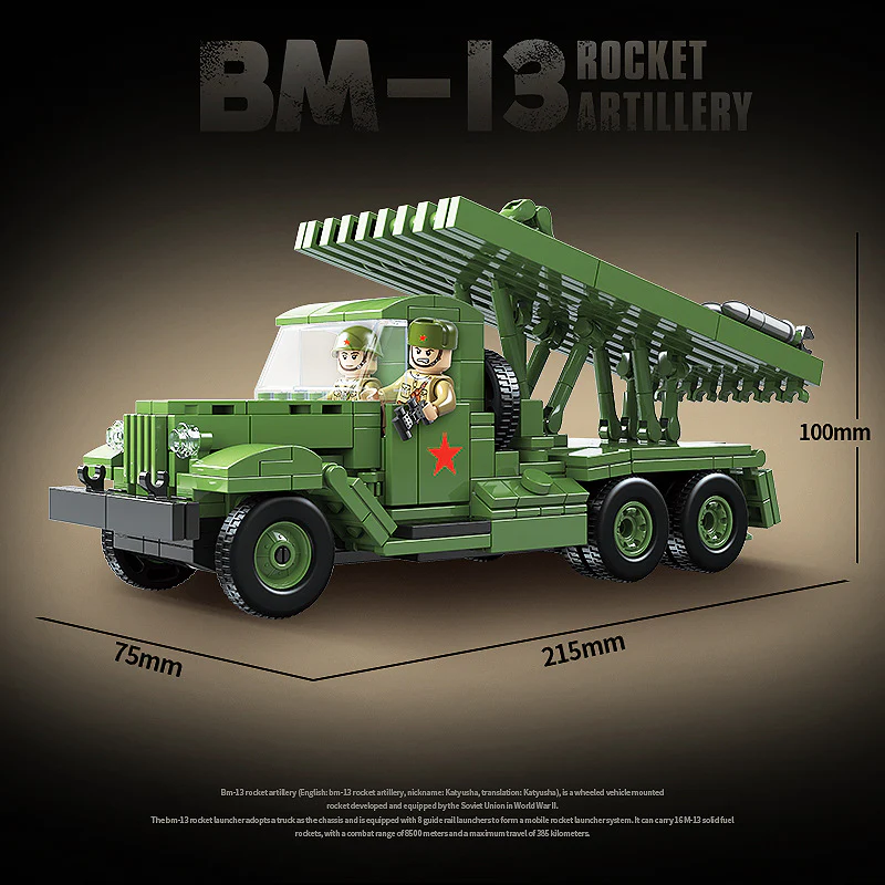 731PCS QG100240 QUANGUAN Katyusha BM-13 Multiple Rocket Launcher - Image 2