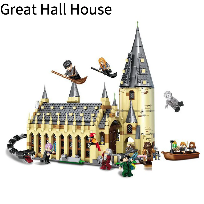 878pcs Great Hall House & 753pcs The Whomping Willow Harry Potter - Image 2