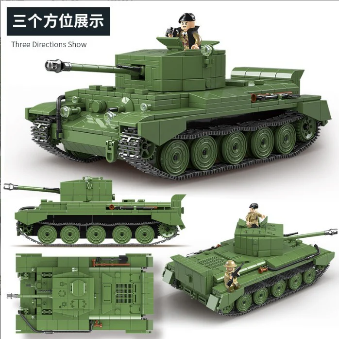 883PCS  QG100237 QUANGUAN Cromwell Mk VIII Tank - Image 3