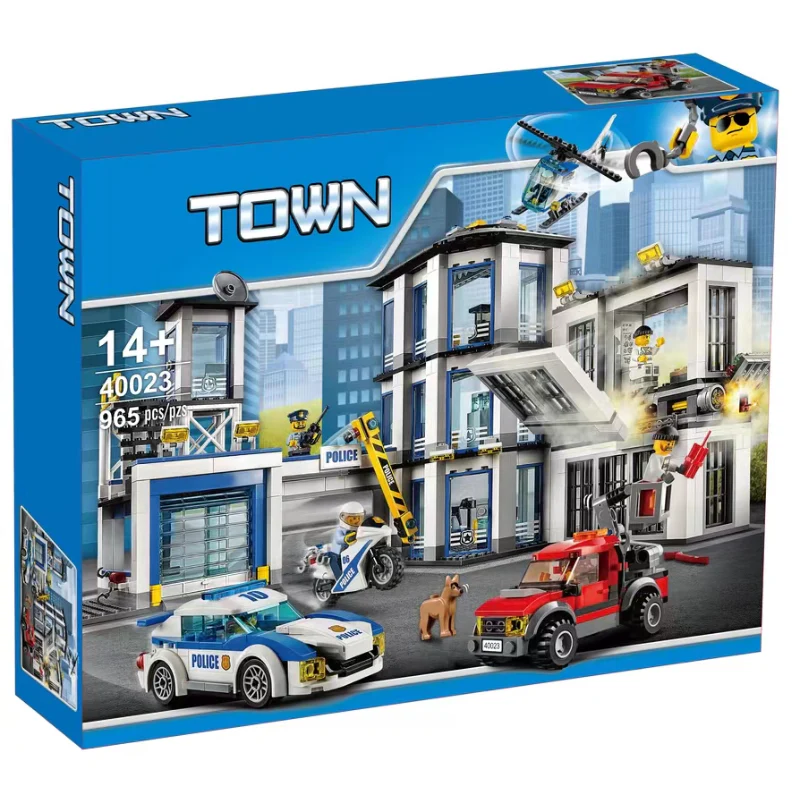 894PCS 40023 City Police Station