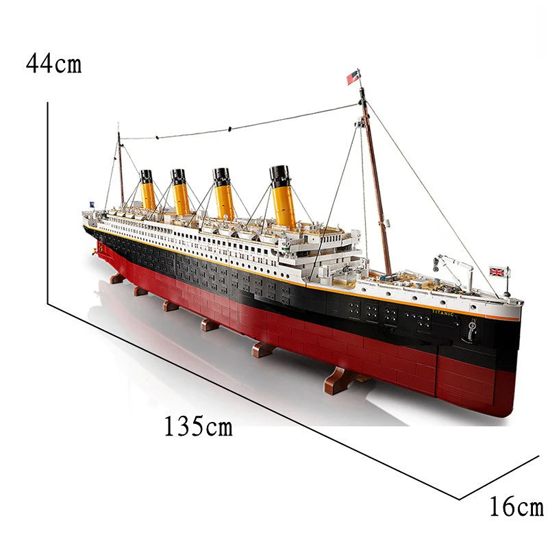 (Ship from European warehouse) 9090pcs Jie Star Titanic - Image 5