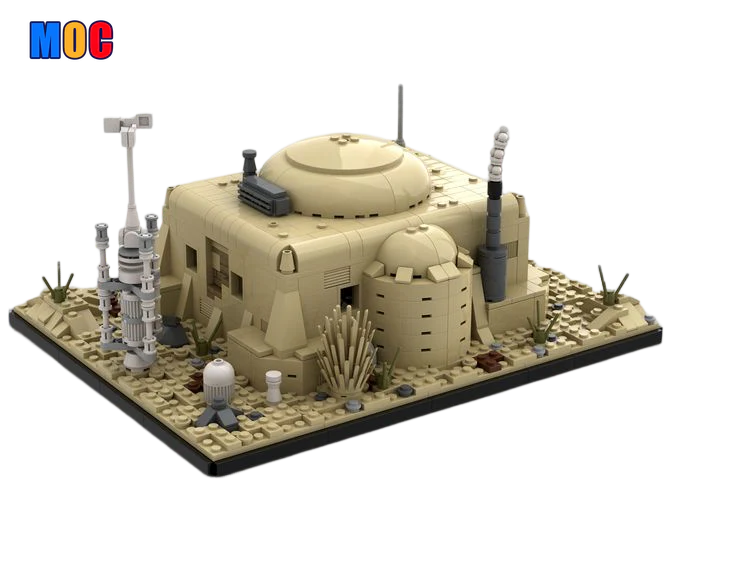 932PCS MOC-59182 Obi-Wan's Hut on Tatooine