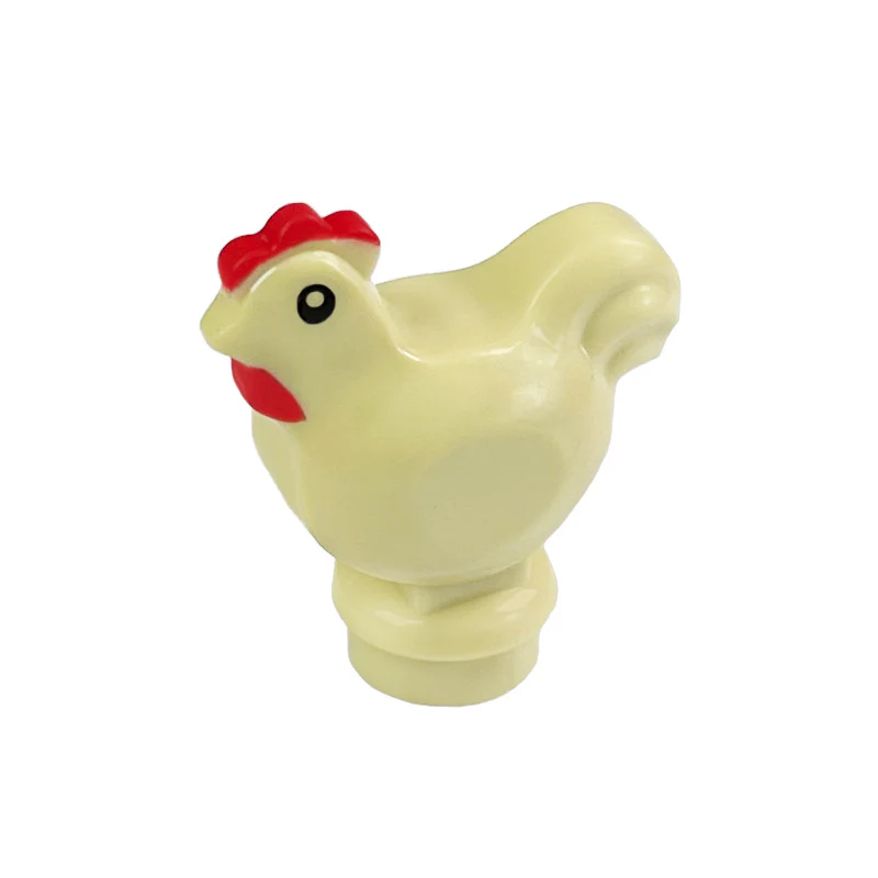2pcs 95342 Small Particles Rooster Chick Compatible Animals - Image 9
