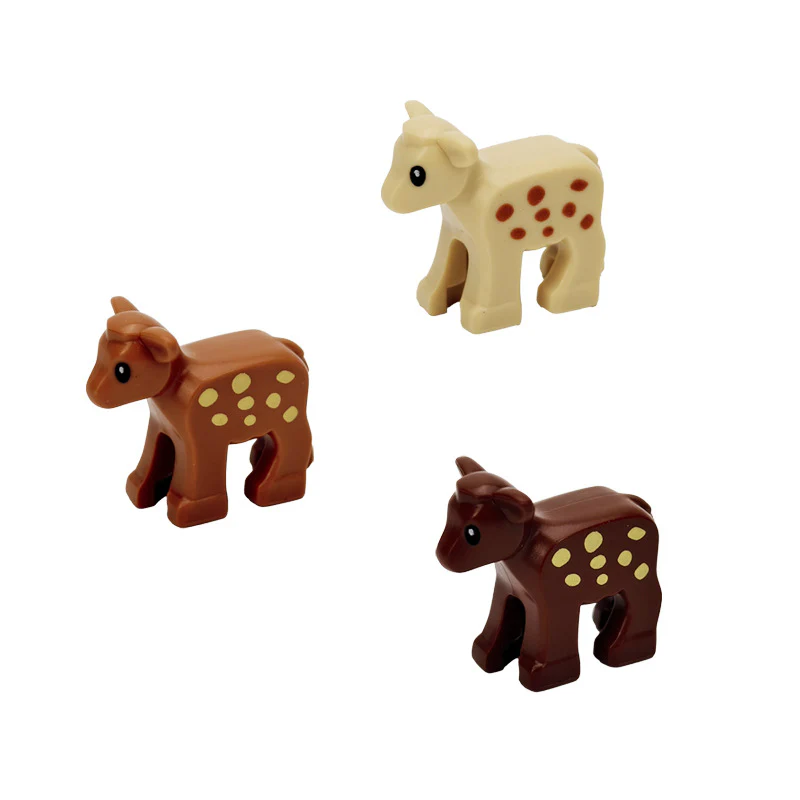 Animals Sika Deer Lambs Farm, Pasture 2pcs - Image 2