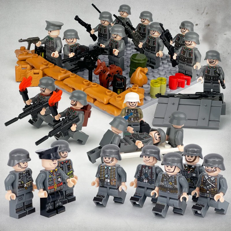 B1-B8 German British Soviet Russian Phalanx minifigure
