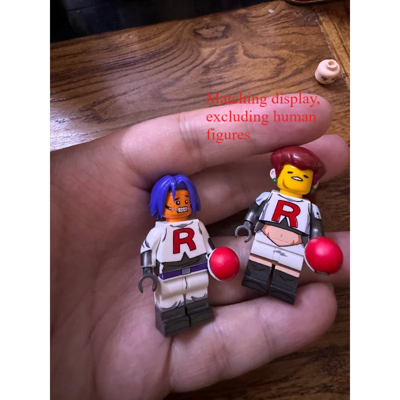 BJ1-BJ6 Minifigures Emoji accessories DIY collocation - Image 12