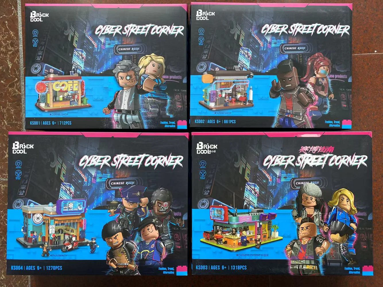 BrickCool KS001-04 Cyber Street Corner Series Street Scene - Image 10