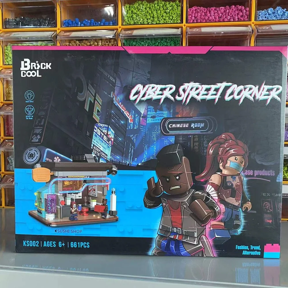 BrickCool KS001-04 Cyber Street Corner Series Street Scene - Image 7