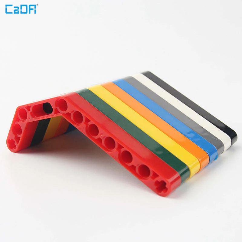 10pcs Cada 32009 Liftarm Modified Bent Thick 1x11.5 Double technic parts - Image 3