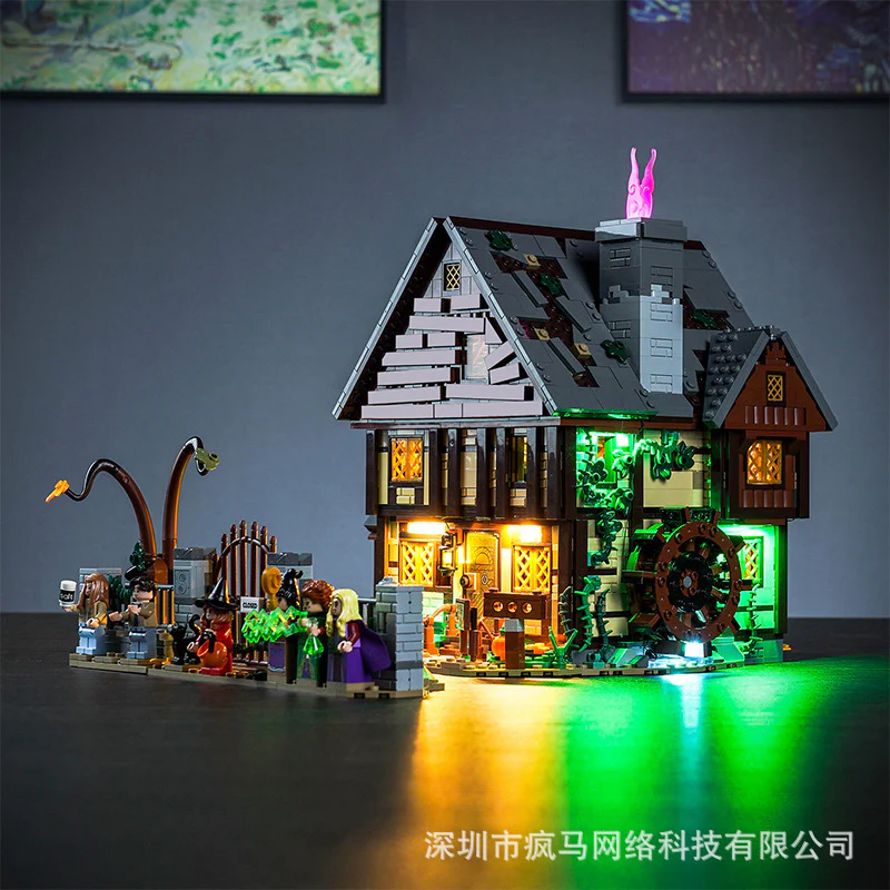 DIY LED lighting kit for 21341 Disney Hocus Pocus: The Sanderson Sisters' Cottage - Image 4