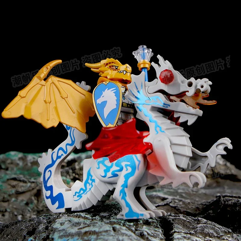 Dragon Knight Full set of minifigures Golden Knight Blue Knight Red Knight - Image 29