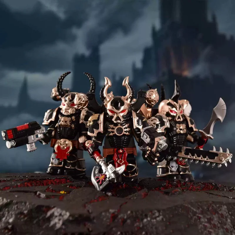 dxmh3001-3015 Warhammer 40,000: Black Legion - Chaos Space Marines Minifigures