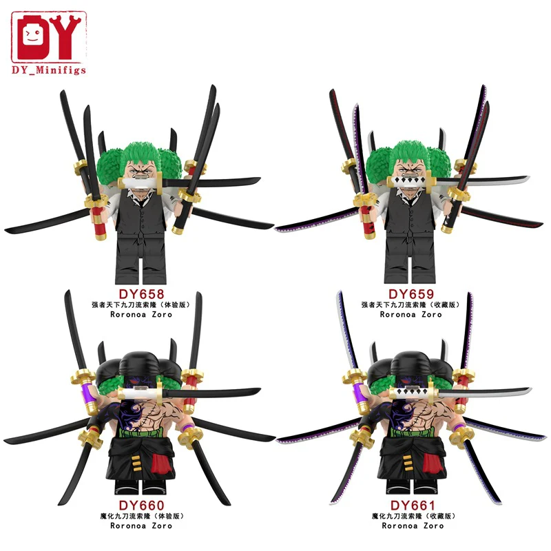 DY658-661 One Piece series Roronoa Zoro Minifigures