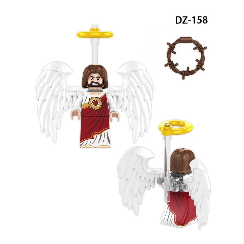 DZ-158 Assembling, splicing, and stacking wooden figures Minifigures