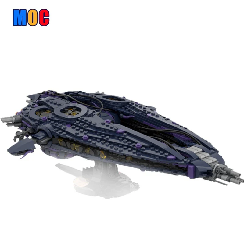 (Gobricks version) 1322pcs MOC Stargate Wraith Hive Ship LEGO Compatible
