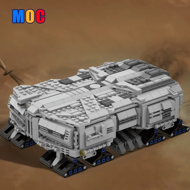 (Gobricks version) 1350pcs MOC Dune Spice Harvester LEGO Compatible
