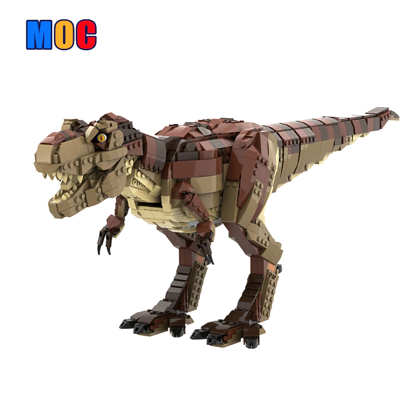 (Gobricks version) 1508pcs MOC T. Rex Redesign 75936 LEGO Compatible