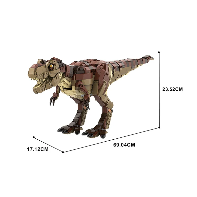 (Gobricks version) 1508pcs MOC T. Rex Redesign 75936 LEGO Compatible - Image 7