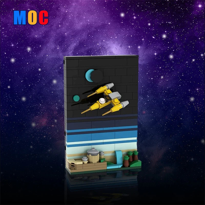 (Gobricks version) 181pcs MOC Postcard from Naboo LEGO Compatible