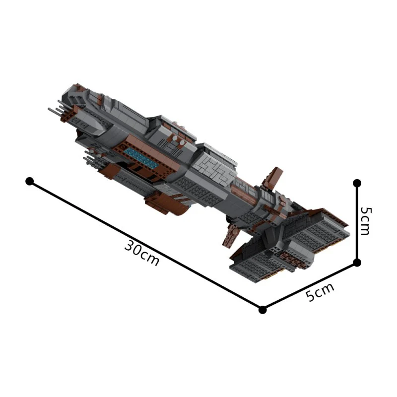 (Gobricks version) 1841pcs MOC-126952 Lantean Aurora-class - Image 4