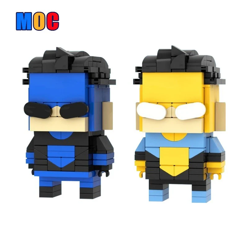(Gobricks version) 185pcs MOC-176363 Invincible Brickheadz LEGO MOC - Amazon Prime Video Invincible