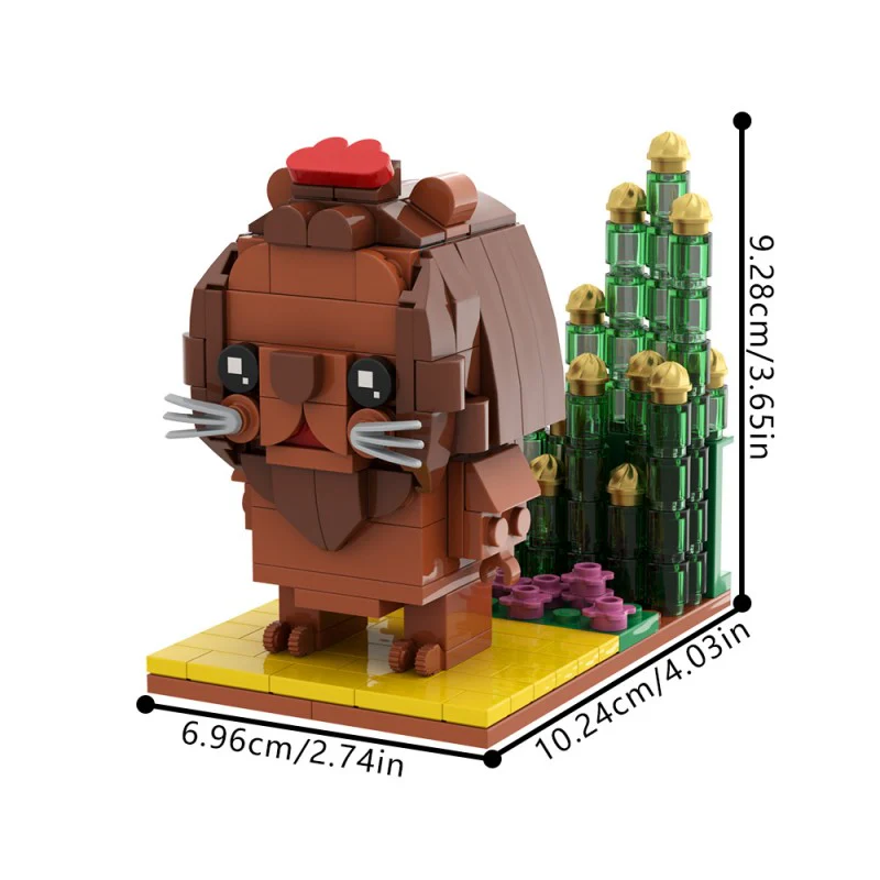 (Gobricks version) 235pcs MOC The Wizard of Oz - Cowardly Lion - Image 7