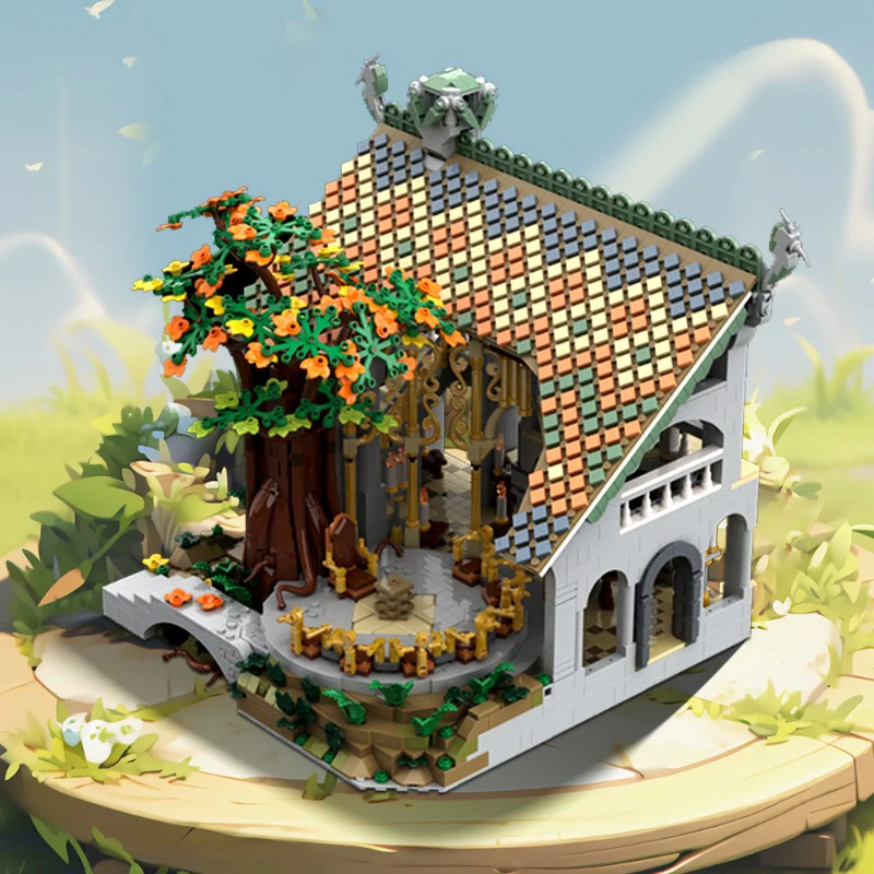 (Gobricks version) 2610pcs MOC-175267 LOTR - Council of Elrond
