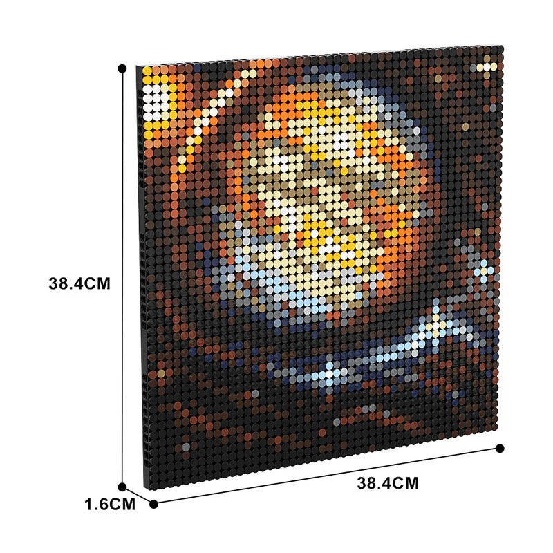 (Gobricks version) 2930pcs MOC Space Canvas Night Sky LEGO Compatible - Image 7