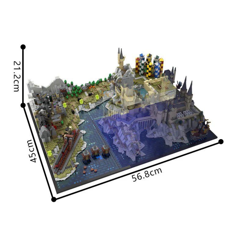 (Gobricks version) 3466PCS MOC-203377 Castle Grounds and Village Expansion (76419) - Image 3