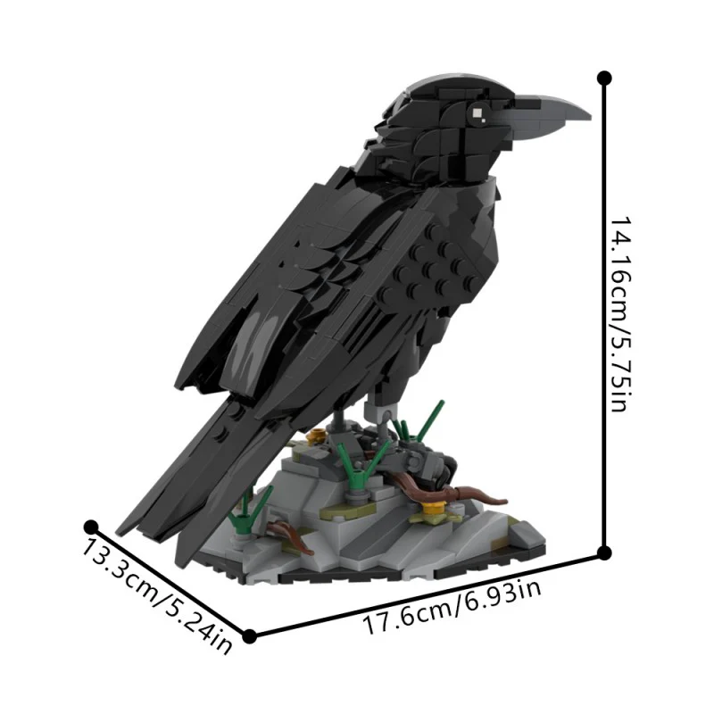 (Gobricks version) 359pcs MOC-217187 Raven - Image 6