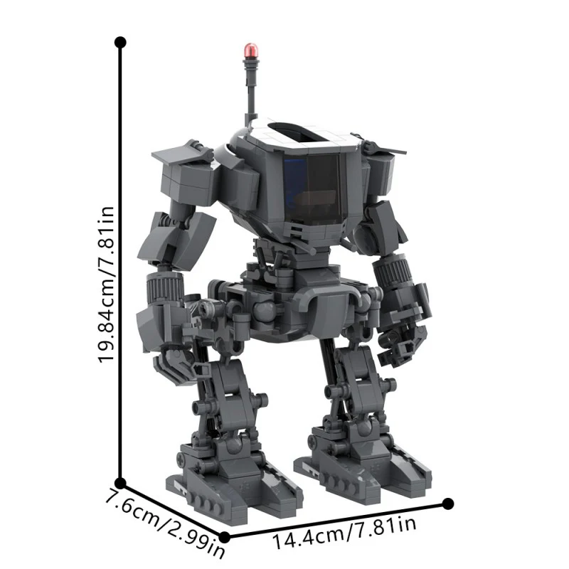 (Gobricks version) 363pcs MOC-203012 Mech 251224 - Image 7