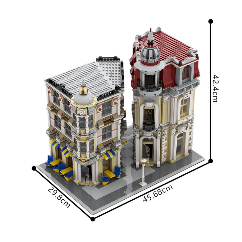 (Gobricks version) 4002pcs MOC Corner Alley - Image 6