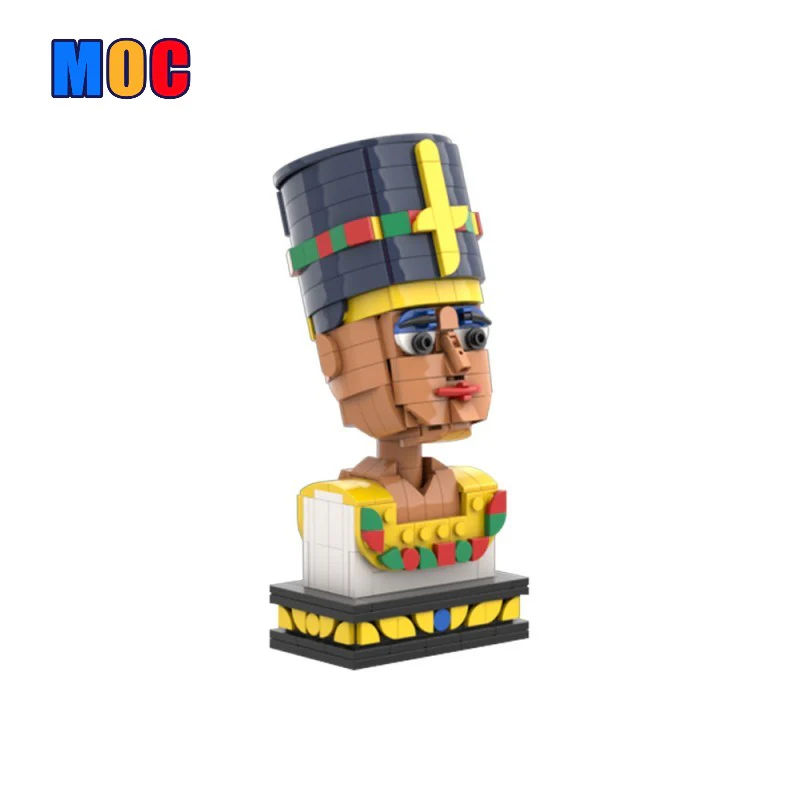 (Gobricks version) 454pcs MOC-168052 Nefertiti Egypt queen