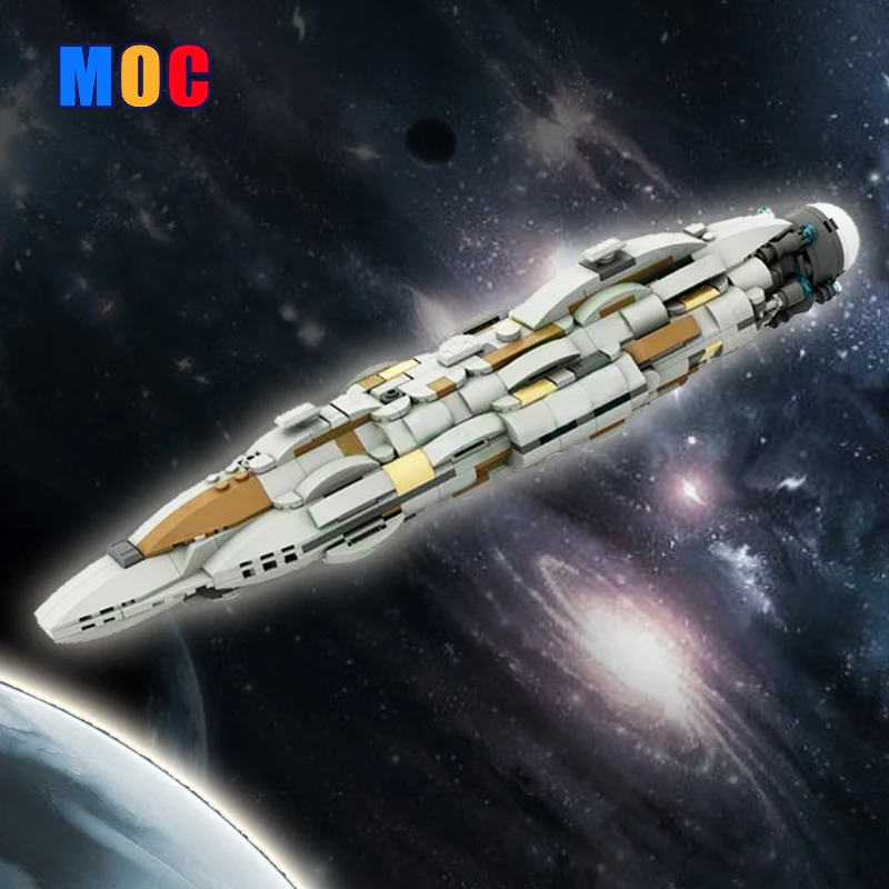 (Gobricks version) 624 pcs MOC-135029 MC-80 Home One - 1/4000 Scale