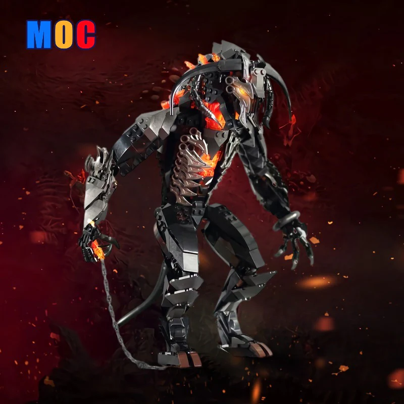 (Gobricks version) 711PCS MOC-113670 The Lord of the Rings——Balrog of Moria