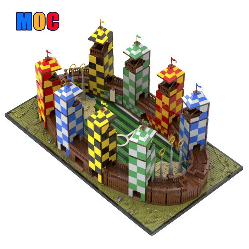 (Gobricks version) 7398pcs MOC-210158 Wizarding Sport Stadium