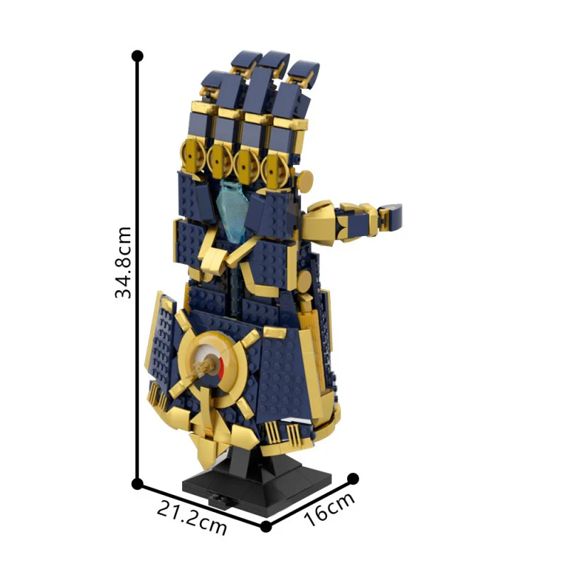 (Gobricks version) 776pcs MOC-222224 Vi's Atlas Gauntlet - Netflix Arcane: League of Legends - Image 5