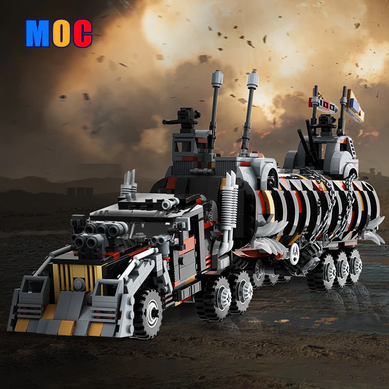 (Gobricks version) Mad Max: Fury Road War Rig Tanker Truck
