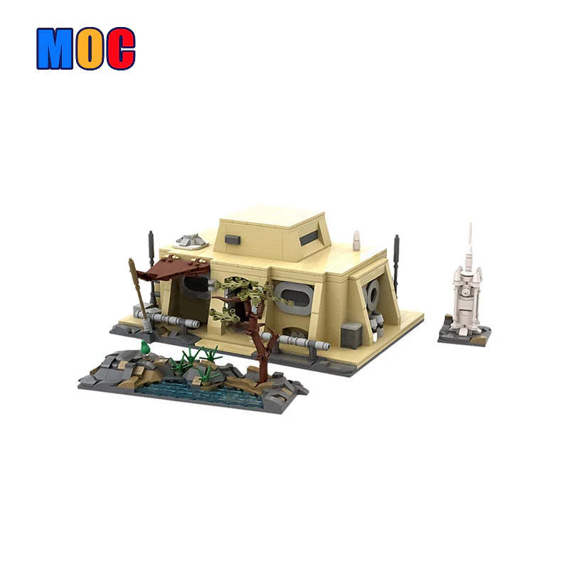 (Gobricks version)1325PCS MOC-146420 The Mandalorian's Cabin