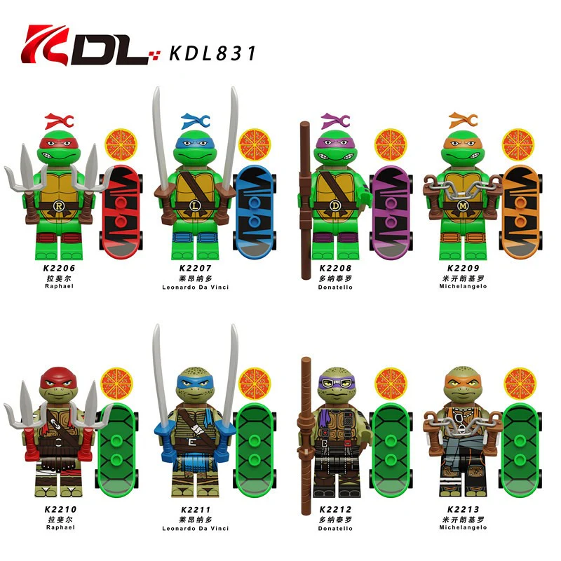 KD831 Teenage Mutant Ninja Turtles series Minifigures