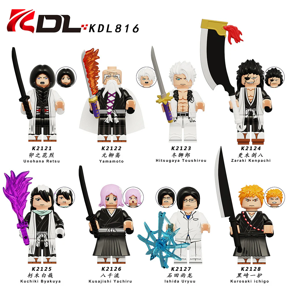 KDL816 Anime Series Unokanaretsu Kurosaki Ichigo Minifigures