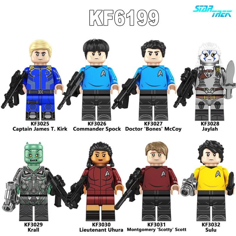 KF6199 Movie Star Trek Series  Minifigures