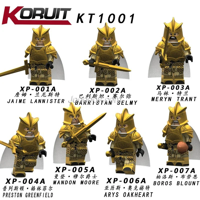 KT1001 Game of Thrones Ice and Fire Song minifigures